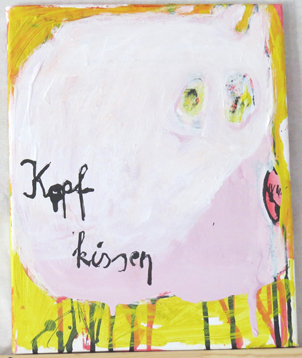 mixed media on canvas - bobok