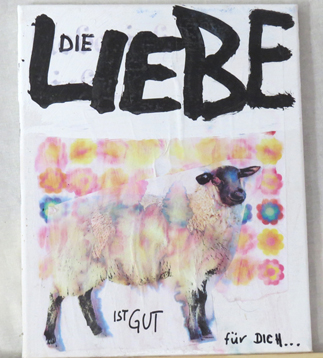 mixed media on canvas - bobok