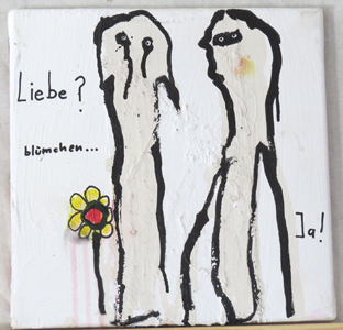 mixed media on canvas - bobok
