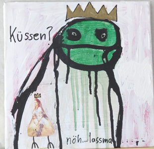 mixed media on canvas - bobok