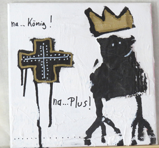 mixed media on canvas - bobok