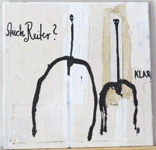 mixed media on canvas - bobok