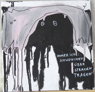 mixed media on canvas - bobok