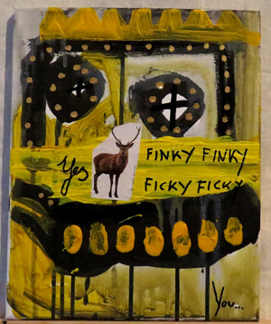 mixed media on canvas - bobok