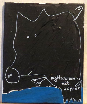 mixed media on canvas - bobok