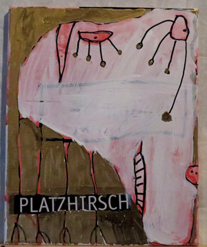 mixed media on canvas - bobok