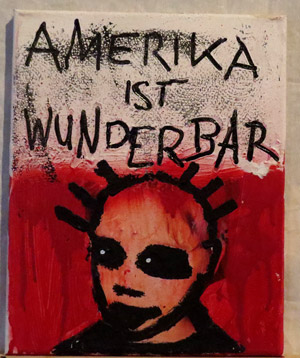 mixed media on canvas - bobok