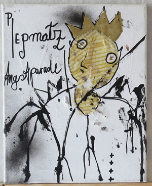 mixed media on canvas - bobok