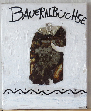 mixed media on canvas - bobok
