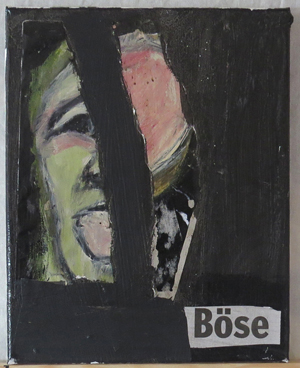 mixed media on canvas - bobok