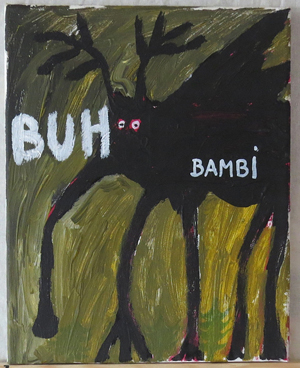 mixed media on canvas - bobok