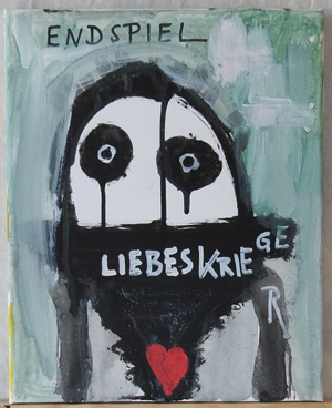 mixed media on canvas - bobok