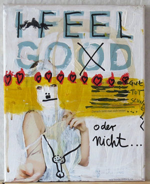 mixed media on canvas - bobok