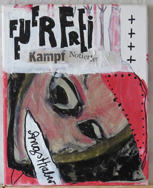 mixed media on canvas - bobok