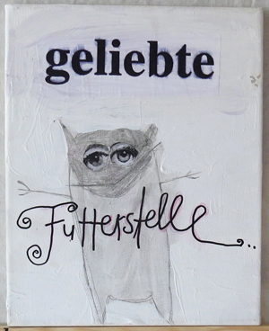 mixed media on canvas - bobok