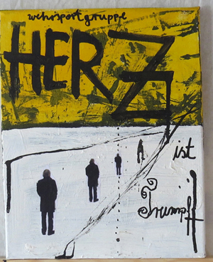 mixed media on canvas - bobok