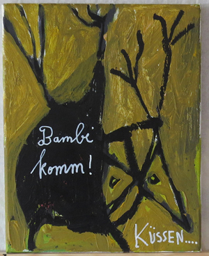 mixed media on canvas - bobok