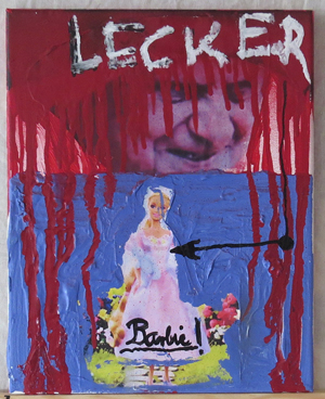 mixed media on canvas - bobok