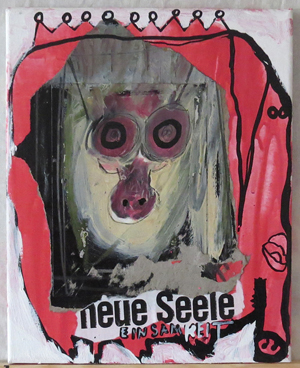 mixed media on canvas - bobok