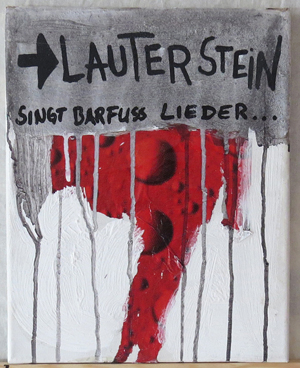 mixed media on canvas - bobok