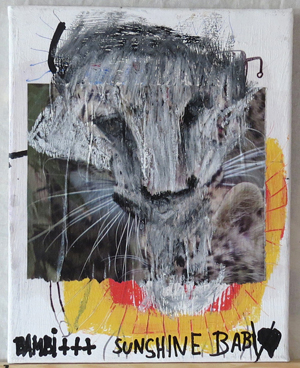 mixed media on canvas - bobok