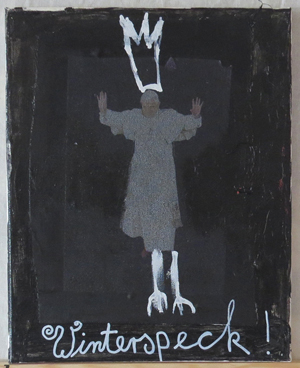 mixed media on canvas - bobok